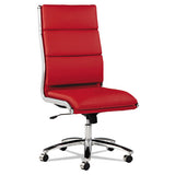Alera Neratoli High-back Slim Profile Chair, Supports Up To 275 Lbs, Red Seat-red Back, Chrome Base