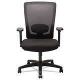 Alera Envy Series Mesh High-back Swivel-tilt Chair, Supports Up To 250 Lbs., Black Seat-black Back, Black Base