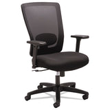 Alera Envy Series Mesh High-back Swivel-tilt Chair, Supports Up To 250 Lbs., Black Seat-black Back, Black Base