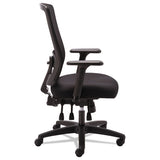 Alera Envy Series Mesh High-back Multifunction Chair, Supports Up To 250 Lbs., Black Seat-black Back, Black Base