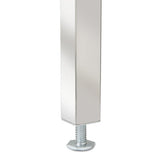 Double Pedestal Steel Desk, 60" X 30" X 29.5", Cherry-putty