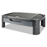 3-in-1 Storage Cart And Stand, 21.63w X 13.75d X 24.75h, Black-gray