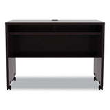 Alera Valencia Series Mobile Workstation Desk, 41.38" X 23.63" X 30", Espresso