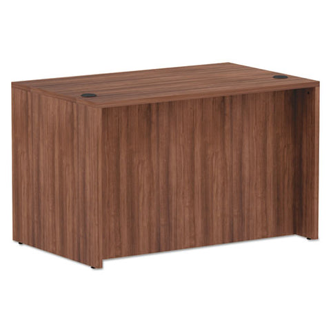 Alera Valencia Series Straight Front Desk Shell, 47.25" X 29.5" X 29.63", Modern Walnut