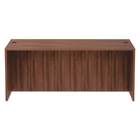 Alera Valencia Series Straight Front Desk Shell, 71" X 35.5" X 29.63", Modern Walnut