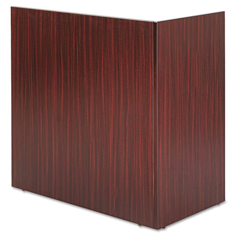 Alera Valencia Reversible Reception Return, 44 1-8w X 23 5-8d X 41 1-2h, Mahogany
