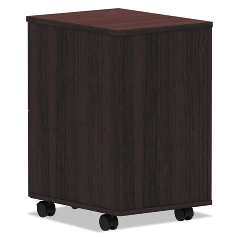 Alera Valencia Series Mobile File-file Pedestal, 15.38w X 20d X 26.63h, Mahogany