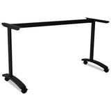 Alera Valencia Series Training Table T-leg Base, 54w X 19 3-4d X 28 1-2h, Black