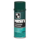 Economy Silicone Spray Lubricant, Aerosol Can, 11oz, 12-carton