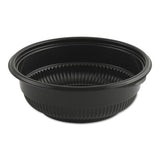 Microraves Incredi-bowl Base, 12 Oz, 5.75" Diameter X 2.02"h, Black, 250-carton