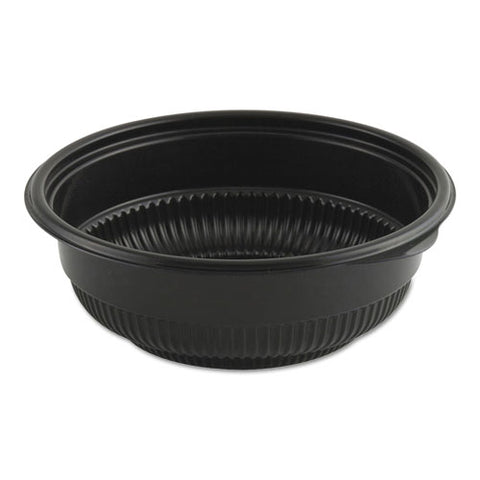 Microraves Incredi-bowl Base, 12 Oz, 5.75" Diameter X 2.02"h, Black, 250-carton