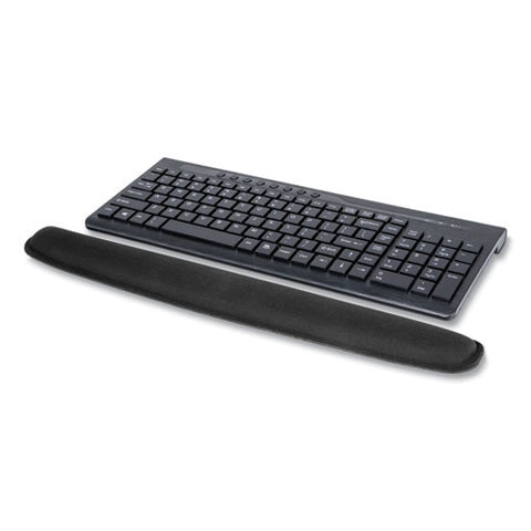 Memory Foam Wrist Rests, 2 7-8" X 18" X 1, Black