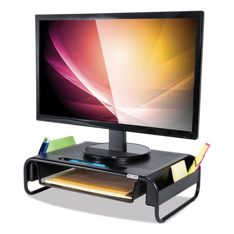 Metal Art Organizer 5 Monitor, 18" X 11.8" X 5.1", Black, Supports 30 Lbs