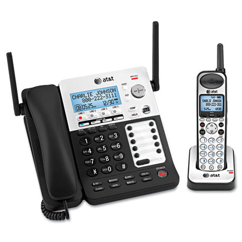 Sb67138 Dect 6.0 Phone-answering System, 4 Line, 1 Corded-1 Cordless Handset