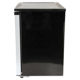 5.5 Cf Side By Side Refrigerator-freezer, Black-stainless Steel