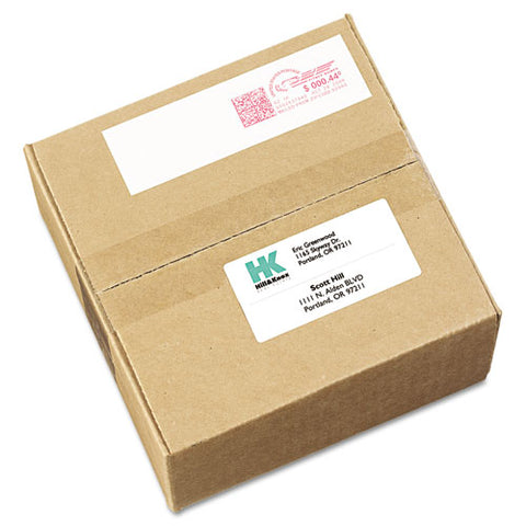 Postage Meter Labels For Pitney-bowes Postage Machines, 1.5 X 2.75, White, 4-sheet, 40 Sheets-pack, (5288)