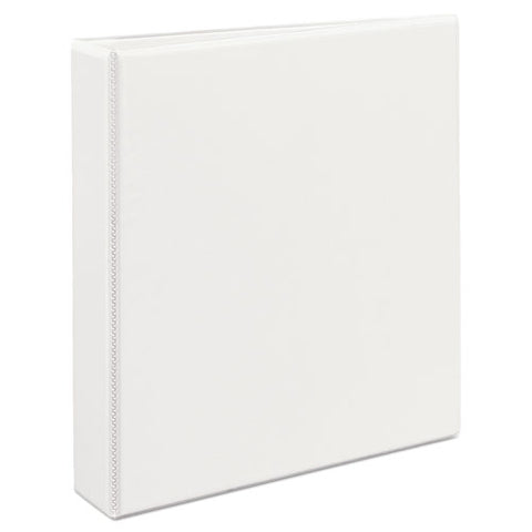 Heavy-duty Non Stick View Binder With Durahinge And Slant Rings, 3 Rings, 1.5" Capacity, 11 X 8.5, White, (5404)