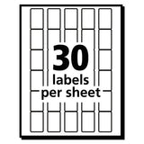 Removable Multi-use Labels, Handwrite Only, 0.63 X 0.88, White, 30-sheet, 35 Sheets-pack, (5424)