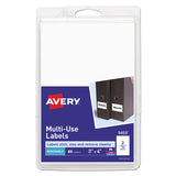 Removable Multi-use Labels, Inkjet-laser Printers, 3 X 4, White, 2-sheet, 40 Sheets-pack, (5453)