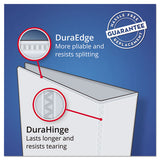 Heavy-duty Non Stick View Binder With Durahinge And Slant Rings, 3 Rings, 3" Capacity, 11 X 8.5, Black, (5600)