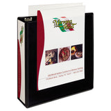 Heavy-duty Non Stick View Binder With Durahinge And Slant Rings, 3 Rings, 3" Capacity, 11 X 8.5, Black, (5600)