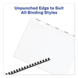 Print And Apply Index Maker Clear Label Unpunched Dividers, 5tab, Letter, 5 Sets