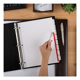 Print And Apply Index Maker Clear Label Unpunched Dividers, 8-tab, Ltr, 25 Sets