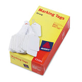 Medium-weight White Marking Tags, 2 3-4 X 1 11-16, 1,000-box