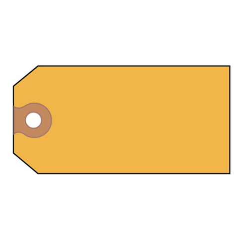 Unstrung Shipping Tags, 11.5 Pt. Stock, 4.75 X 2.38, Yellow, 1,000-box