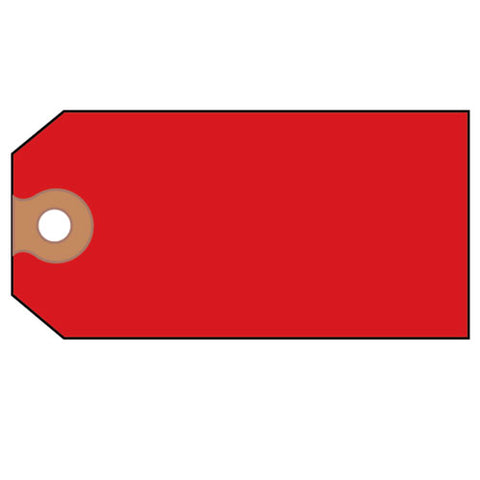 Unstrung Shipping Tags, 11.5 Pt. Stock, 4.75 X 2.38, Red, 1,000-box