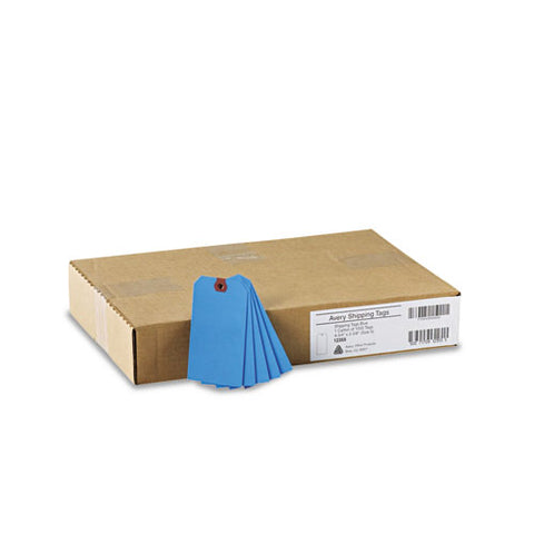 Unstrung Shipping Tags, 11.5 Pt. Stock, 4.75 X 2.38, Blue, 1,000-box