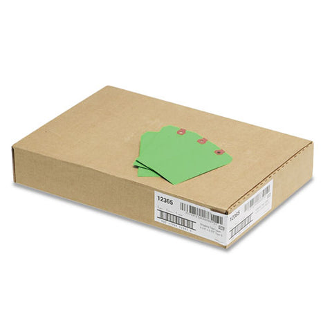 Unstrung Shipping Tags, 11.5 Pt. Stock, 4.75 X 2.38, Green, 1,000-box