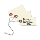 Double Wired Shipping Tags, 11.5 Pt. Stock, 3.25 X 1.63, Manila, 1,000-box