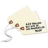 Double Wired Shipping Tags, 11.5 Pt. Stock, 4.25 X 2.13, Manila, 1,000-box
