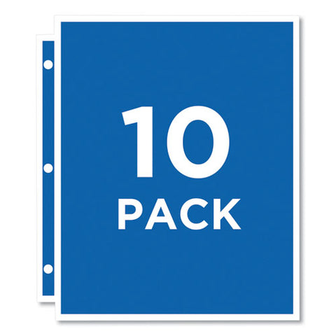 Photo Storage Pages For Six 4 X 6 Mixed Format Photos, 3-hole Punched, 10-pack