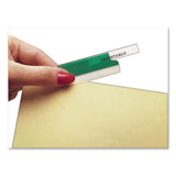 Insertable Index Tabs With Printable Inserts, 1-5-cut Tabs, Assorted Colors, 1" Wide, 25-pack