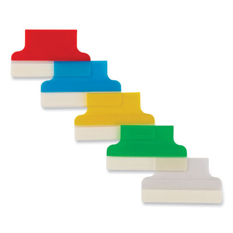Insertable Index Tabs With Printable Inserts, 1-5-cut Tabs, Assorted Colors, 1" Wide, 25-pack