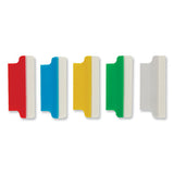 Insertable Index Tabs With Printable Inserts, 1-5-cut Tabs, Assorted Colors, 1.5" Wide, 25-pack