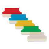 Insertable Index Tabs With Printable Inserts, 1-5-cut Tabs, Assorted Colors, 1.5" Wide, 25-pack