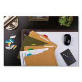 Insertable Index Tabs With Printable Inserts, 1-5-cut Tabs, Assorted Colors, 1.5" Wide, 25-pack