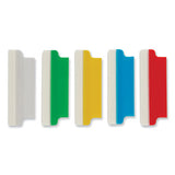 Insertable Index Tabs With Printable Inserts, 1-5-cut Tabs, Assorted Colors, 2" Wide, 25-pack