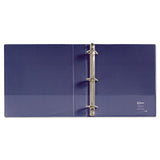 Durable View Binder With Durahinge And Slant Rings, 3 Rings, 1.5" Capacity, 11 X 8.5, Blue