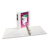 Durable View Binder With Durahinge And Slant Rings, 3 Rings, 2" Capacity, 11 X 8.5, White, 4-pack