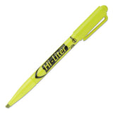 Hi-liter Pen-style Highlighters, Chisel Tip, Assorted Colors, 6-set