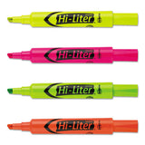 Hi-liter Desk-style Highlighters, Chisel Tip, Assorted Colors, 4-set