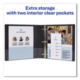 Durable Non-view Binder With Durahinge And Slant Rings, 3 Rings, 1.5" Capacity, 11 X 8.5, Blue