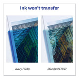 Lay Flat View Report Cover With Flexible Fastener, Letter, 1-2" Cap, Clear-gray