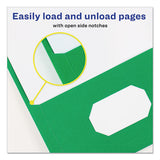 Two-pocket Folder, Prong Fastener, Letter, 1-2" Capacity, Green, 25-box
