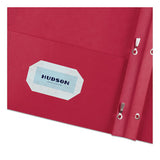 Two-pocket Folder, Prong Fastener, Letter, 1-2" Capacity, Red, 25-box
