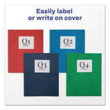 Two-pocket Folder, 40-sheet Capacity, Light Blue, 25-box